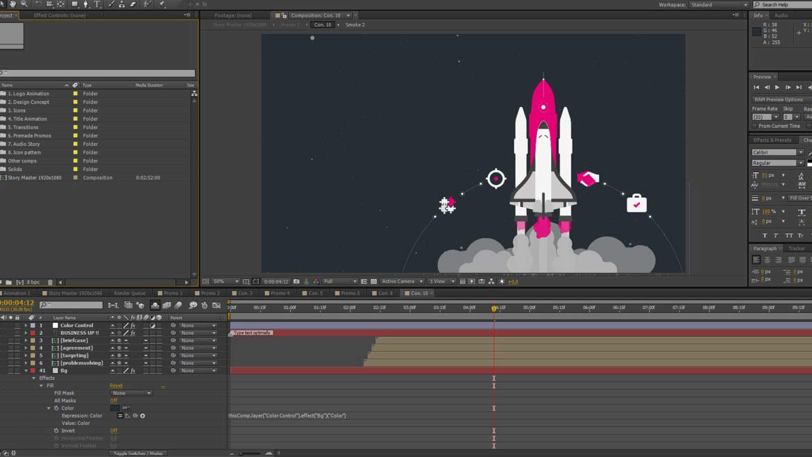 edycja video - compositing, czyli łączenie animacji