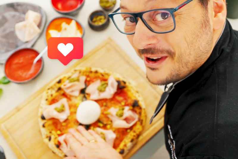 Gotowanie pizzy spot reklamowy na social media